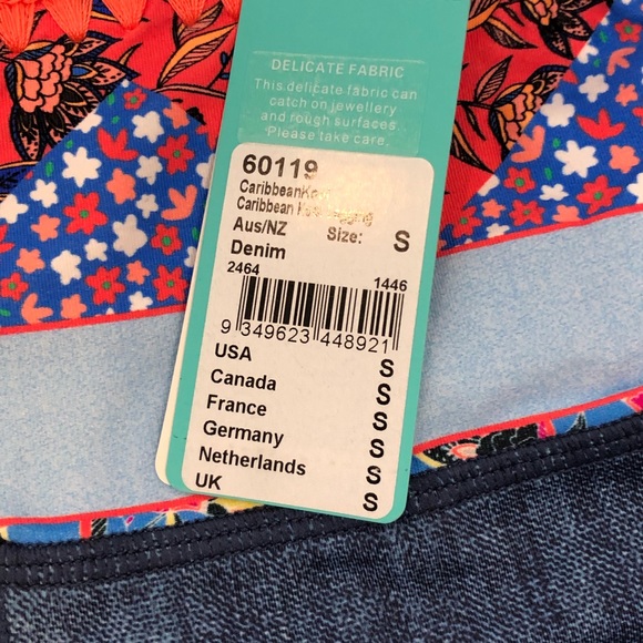 NWT. SEAFOLLY Active Leggings-denim. - Picture 4 of 7